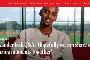 伊萨克：今夏很漫长但此刻感到解脱、骄傲和快乐 我想要赢得一切