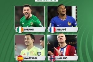 本轮欧洲世预赛最佳候选:姆巴佩、哈兰德、奥亚萨瓦尔、帕洛特